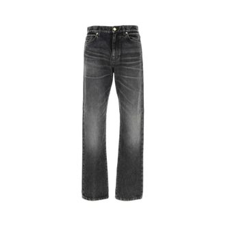 Versace Heren, Jeans, Zwart, Maat: W32 Katoen