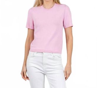 SIMKHAI Devon Knit Tee In Tulip