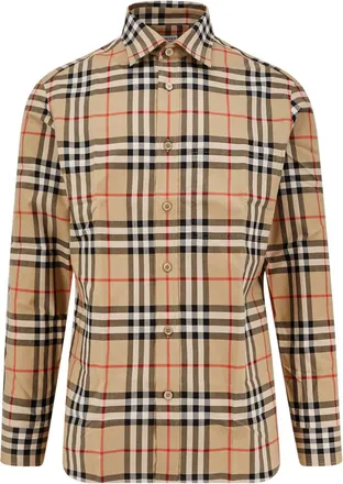 Burberry Organic Cotton Shirt-Uomo