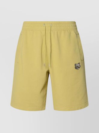 Maison Kitsun&eacute; cotton bermuda shorts