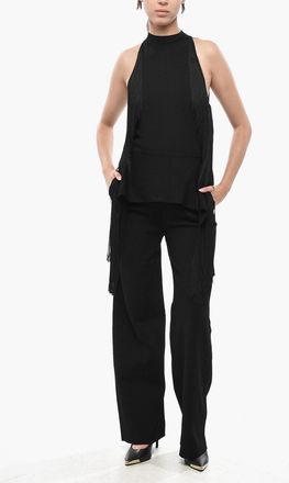 Stella McCartney Jumpsuit in Maglia con Frange Stella McCartney