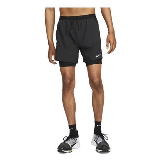Nike Stride Dri-FIT Hybrid Running Shorts Black DM4757-010