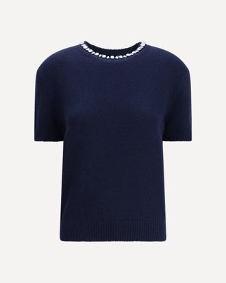 Prada Wool and cashmere crew-neck Sweater Female 42