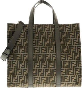 Fendi Pre-owned Tote Bags, female, Brown, Size: ONE SIZE Pre-owned Vintage Tote Bag