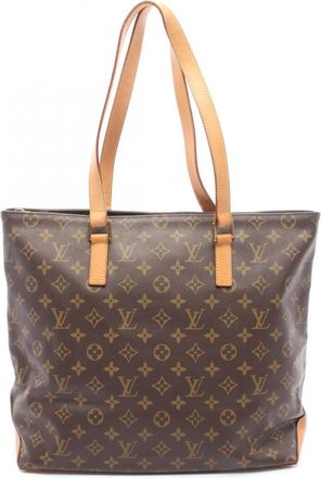 Louis Vuitton Brown Monogram Monogram Leather Handbag Tote Bag (Pre-Owned)