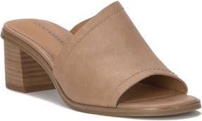 Lucky Brand Lerkie Block Heel Sandal in Latte at Nordstrom Rack, Size 8.5