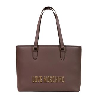 Love Moschino Tote Bag - female - Love Moschino - Shopping Bags - Brown - ONE SIZE - Bags