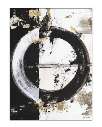 Empire Art Direct Evoke I Washable Circle Art Area Rug