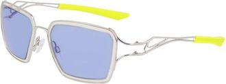 Nike Authentieke Prismabrillen - Premiumkwaliteit - Heren - Zonnebrillen - Grijs - 57 MM - Accessoires