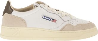 Autry Medalist Low-Sneaker aus Leder und Wildleder
