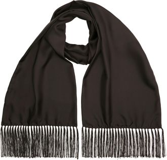 Oliver Brown Silk Evening Scarf - Black