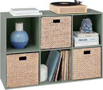 Best Choice Products 6-Cube Bookshelf, 13.5in Display Storage System, Organizer w/ Removable Back Panels