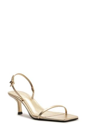 Schutz Judith Slingback Sandal in Platina at Nordstrom, Size 10.5