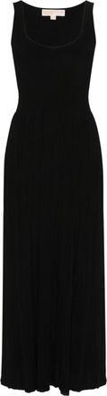 Michael Michael Kors ribbed sleeveless maxi dress - women - Recycled Viscose/Spandex/Elastane/Nylon - M - Black