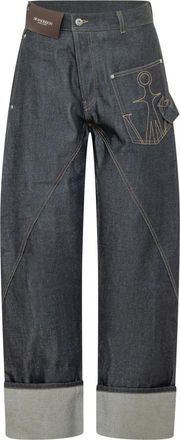J.W.Anderson Wide Leg Jeans - Dames - Loose Fit Jeans - Blauw - W28 - Jeans
