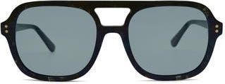 Rebecca Minkoff Rowyn 55mm Aviator Sunglasses in Black at Nordstrom Rack