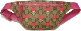 Gucci Beige Gg Supreme Canvas Fanny Pack Pouch Sling Bag (Pre-Owned)