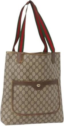 Gucci Pre-owned Tote Bag - Dames - Vintage Shopper - Beige - ONE Size - Vintage