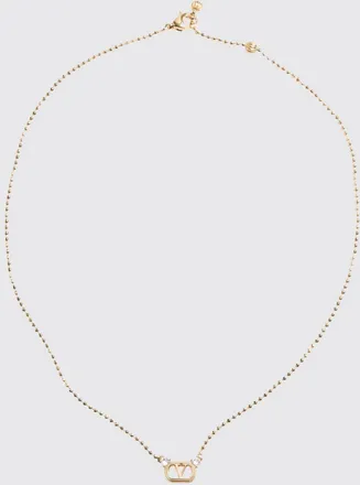 Valentino Garavani Collana in ottone con pendente VLogo Signature