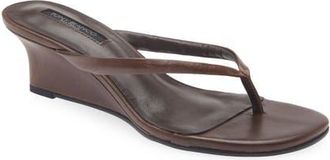 Tony Bianco Edgy Wedge Sandal in Choc Vintage at Nordstrom, Size 6.5