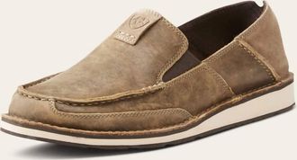 Ariat Mens Leather Cruiser Slip On In Beige