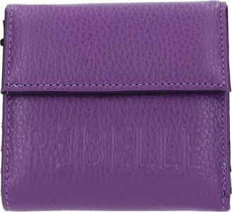 Rebelle P/Sheet Lederen Portemonnee - Dames - Portefeuilles - Paars - ONE Size - Leer - Accessoires