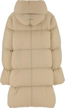 Bacon Womens Down Jacket Beige Papadding Feather