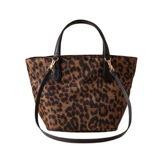 Borbonese Dames, Tassen, Bruin, Maat: ONE Size Leer