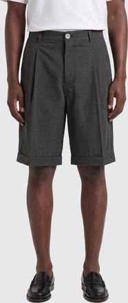 Jacquemus Pantaloncini sartoriali in lino a righe