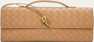 Bottega Veneta Long Andiamo Clutch Bag with Handle