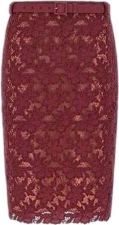 Self Portrait Gonna longuette in pizzo Self Portrait