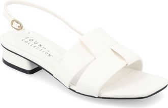Journee Collection Women & apos;s Tabatha Medium and Wide Width Flat Sandals