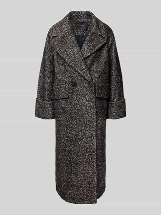 Copenhagen Muse Mantel mit Pattentaschen Modell ZAG in Black, Gr&ouml;&szlig;e S