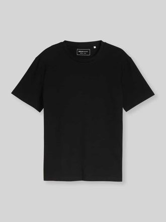 Tom Tailor Denim Regular Fit T-Shirt aus Baumwoll-Mix in Black, Gr&ouml;&szlig;e XXL