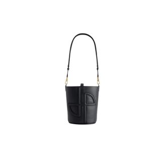 Patou Small JP Bucket Bag - female - Patou - Bucket Bags - Black - ONE SIZE - Bags