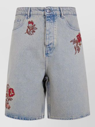 Dr&ocirc;le de Monsieur denim bermuda shorts