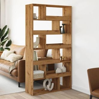 vidaXL Room Divider Artisian Oak 100x33x187.5 cm Engineered Wood vidaXL