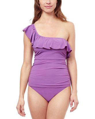Gottex Tutti Frutti One Shoulder Ruffle One-Piece