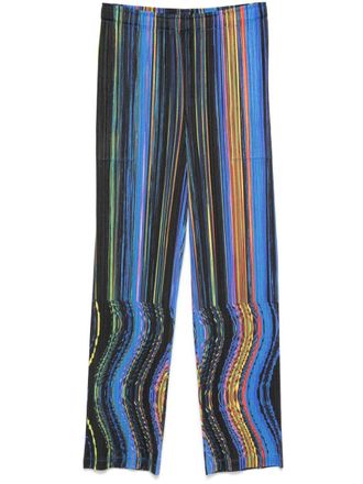 Pleats Please Issey Miyake Warp broek - Zwart