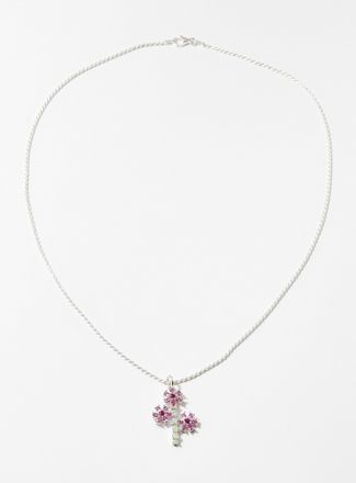 Bleue Burnham Mens Rambling Rose pendant necklace