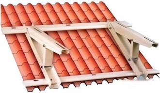 No Brand No Brand - Soporte Universal Aire Acondicionado Para Tejado O Suelo Inclinado