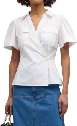 Tanya Taylor Sandra Top In White