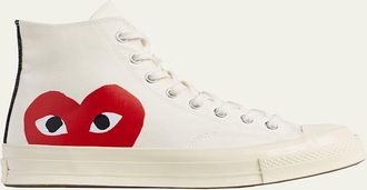 Comme Des Garçons Mens x Converse All Star Chuck Taylor 70 High-Top Sneakers