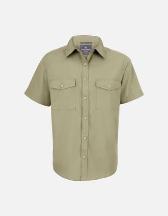 Craghoppers Mens Craghoppers Mens Expert Kiwi Short-Sleeved Shirt - Tan - Size: 38/Regular