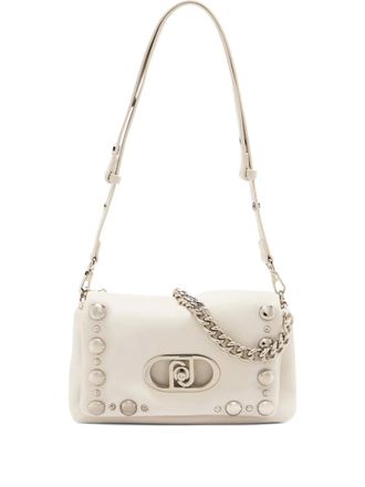 Liu Jo LaPuffy medium bead shoulder bag - White
