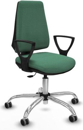 Piqueras y Crespo Piqueras Y Crespo - Elche Cp Bali Verde Esmeralda Brazos Fijos Base Cromada Ruedas Engomadas 65mm