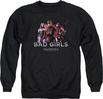 Gildan Injustice Gods Among Us Bad Girls Adult Crewneck Sweatshirt