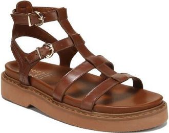 Naturalizer Lexie Ankle Strap Platform Sandal in Caramel Brown at Nordstrom, Size 11