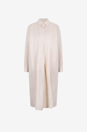 Christophe Lemaire Gerades Midi-Hemdkleid aus Popenline Twisted