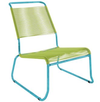 Schubiger M&ouml;bel Spaghetti-Kufen-Lounger-Hochlehner S&auml;ntis